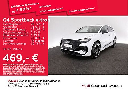 Audi Q4 e-tron Q4 Sportback e-tron 50 qu. S line Pano/AHK/Wärme