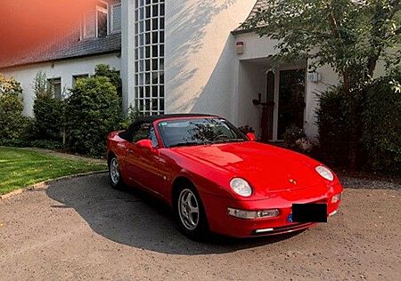 Porsche 968 Cabrio in Rot mit H-Zulassung