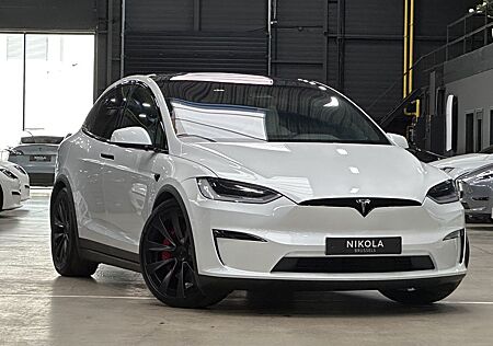 Tesla Model X PLAID - WHITE INTERIOR - 6 SEAT - 22" WHEELS
