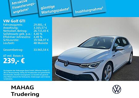 VW Golf Volkswagen VIII GTI 2.0 TSI AHK Nav LED Pano Standhz.