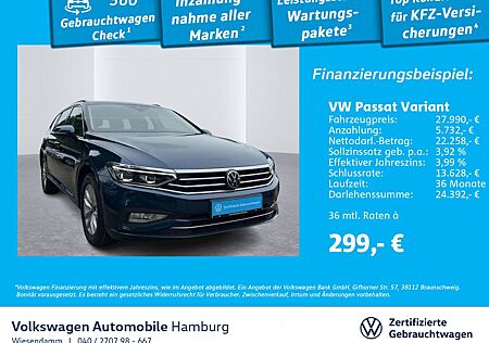 VW Passat Variant Volkswagen 2.0 TDI DSG Business AHK Pano