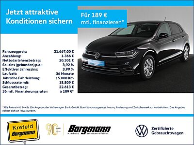 Volkswagen Polo 1.0 TSI Style MATRIX-LED ACC NAVI SHZ PDC