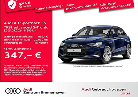 Audi A3 SPORTBACK 35 TFSI ADVANCED S-TRONIC AHK NAVI