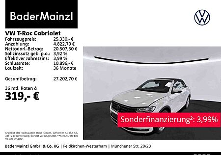 VW T-Roc Volkswagen Cabriolet 1.5 TSI R-Line 2xPDC SHZ AAC