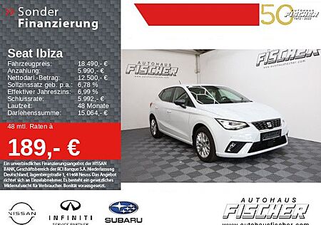 Seat Ibiza 1.0 Xcellence Kamera LED i-Tempomat CarPla