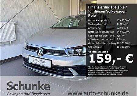 VW Polo Volkswagen VI Life 1.0 TSI EU6d Navi Digitales Cockpit