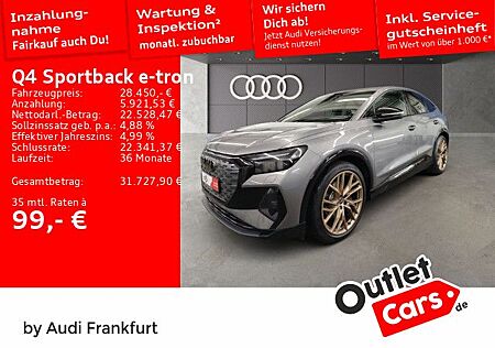 Audi Q4 e-tron Q4 Sportback 35 e-tron MatrixLED DAB Leder Tempo