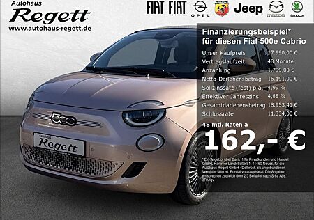 Fiat 500E Cabrio Icon*El. Verdeck*Navi*LED*ACC*Apple