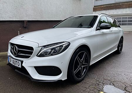 Mercedes-Benz C 300 T AMG Line Automatik Leder Navi LED