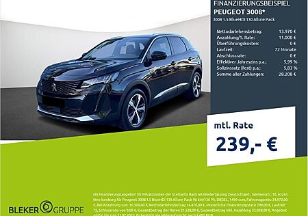 Peugeot 3008 1.5 BlueHDi 130 Allure Pack