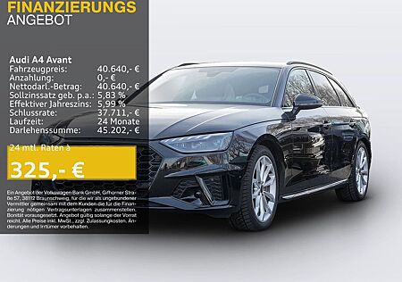 Audi A4 Avant 40 TFSI Q 2 x S LINE AHK MATRIX LM19