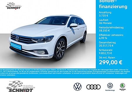 VW Passat Variant Volkswagen 2.0 TDI DSG Elegance Navi+ Matrix
