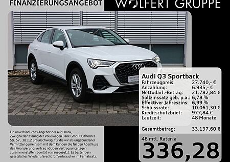Audi Q3 Sportback 45 TFSI e AHK*ACC*CARPLAY*RFK