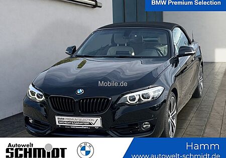 BMW 218i Cabrio Sport Line Aut. 2Jahre-BPS.GARANTIE