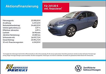 VW Golf Volkswagen VIII 8 1.5 TSI Goal KLIMA, NAVI, AHK, LED