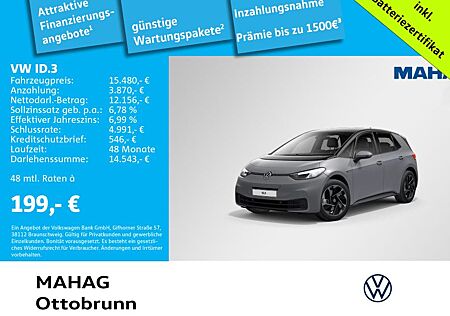 VW ID.3 Volkswagen Pro 107kW LED Navi CCS Pro Life 107 kW 58 k
