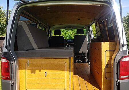 VW T6 California Volkswagen T6 lang mit STOER-Camper Ausbau, ATM 55 TKM
