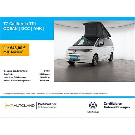 VW T6 California leasen