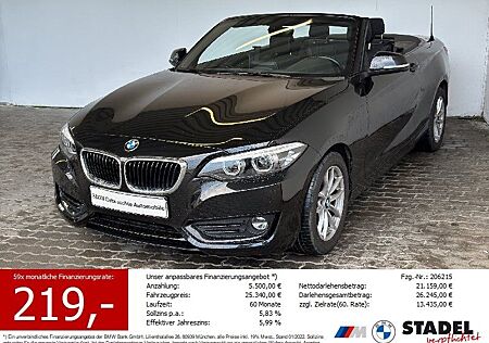 BMW 218i Cabrio Advantage Navi.LED.PDChinten.DAB.SHZ