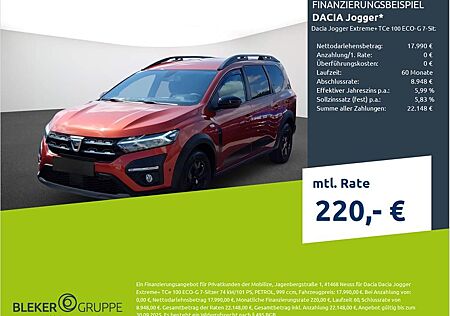 Dacia Jogger Extreme+ TCe 100 ECO-G 7-Si