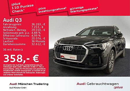 Audi Q3 45 TFSI e basis S tronic S line Pano LED MMI+