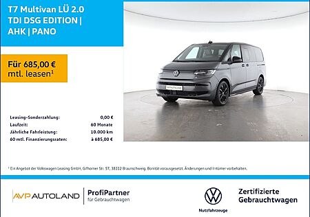 VW T7 Multivan Volkswagen LÜ 2.0 TDI DSG EDITION | AHK | PANO