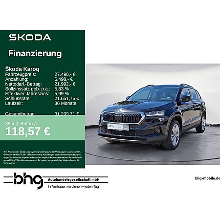 Skoda Karoq leasen