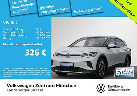 VW ID.4 Volkswagen Pro Wärmepumpe ACC CCS IQ.Light Navi ParkPi