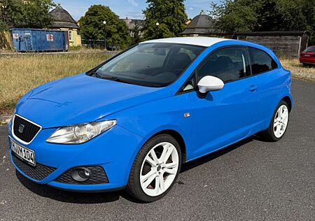Seat Ibiza SC 1.4 16V CE Galia Blau/Felge Weiß Co...