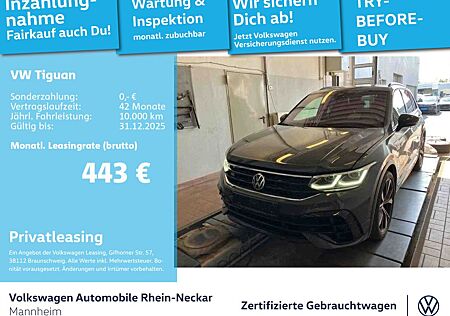 VW Tiguan Volkswagen R 4Motion "Black Style" AHK LED Kamera uv