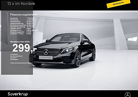 Mercedes-Benz C 200 Coupé AMG NIGHT SPUR DISTR PANO 360 PDC