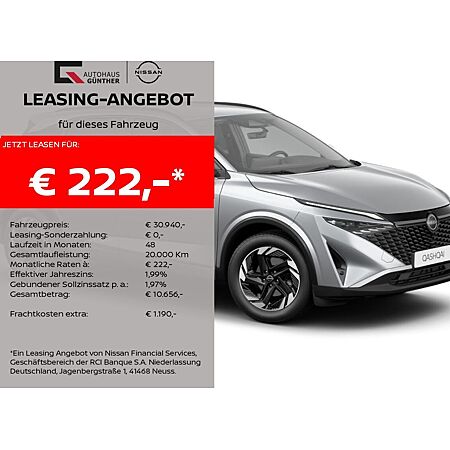 Nissan Qashqai leasen