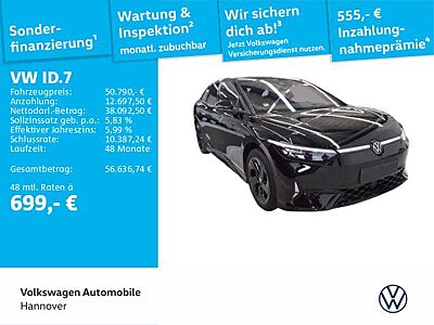 Volkswagen ID.7 GTX 4Motion Navi AHK Kamera HuD WP ACC LED