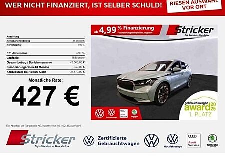 Skoda Enyaq iV 80x Suite 427,-ohne Anzahlung AHK Pano