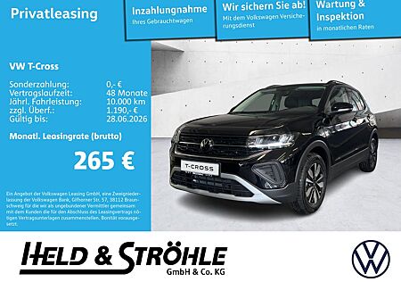 VW T-Cross Volkswagen Goal 1.0 DSG AHK KAM Aktionszulassung