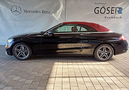 Mercedes-Benz C 200 4M Cabriolet*AMG*Multibeam*Leder rot*Scarf