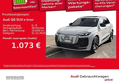 Audi Q6 e-tron performance 225kW S line Pano LED Plus