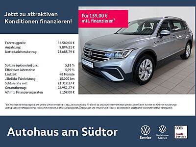 Volkswagen Tiguan Allspace  Life 1.5 TSI DSG| LED AHK PDC