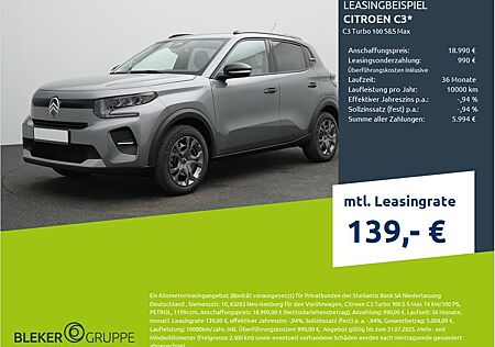 Citroën C3 Turbo 100 S&S Max