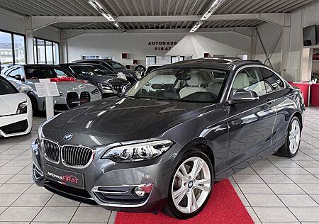 BMW 220 d Luxury Line Coupe Rückfahrkamera+Leder+SD+
