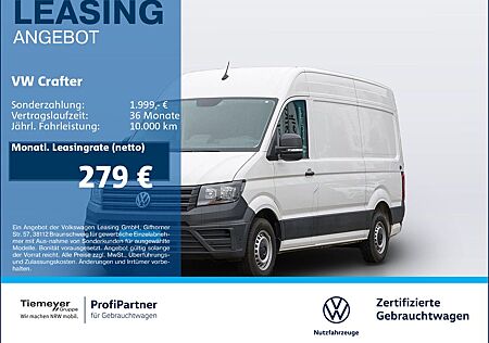 VW Crafter Volkswagen 35 Kasten MR HD 3-SITZE 270°TÜREN NAVI