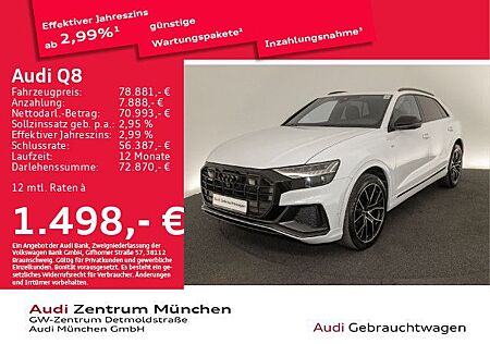Audi Q8 50 TDI qu. tiptr. S line AHK/Virtual+/HUD/Mat