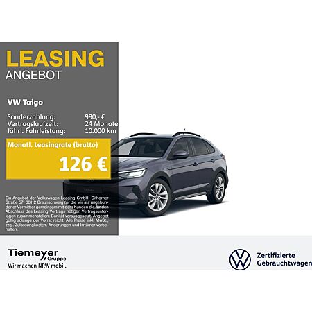 VW Taigo leasen