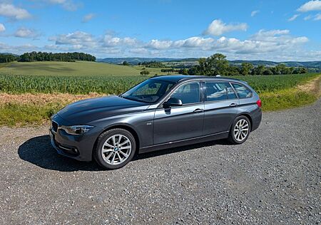BMW 318d Touring Sport Line, grau, gepflegt, 2. Hand