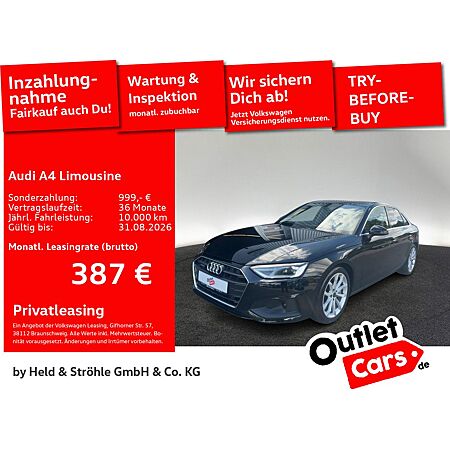 Audi A4 leasen
