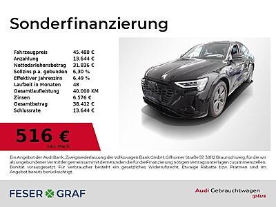 Audi Q8 e-tron Sportback 50 S Line HUD,Matrix,Leder,K