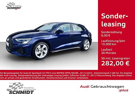 Audi A3 Sportback 35 TFSI S Line MATRIX OPTIK SOUND