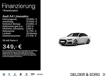 Audi A4 Limousine 40 TFSI S line *LED*Business*EPH+*
