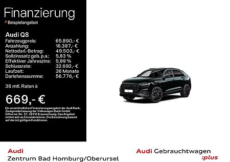 Audi Q8 50 TDI quattro S line*Navi*Matrix*HUD*B&O*AHK