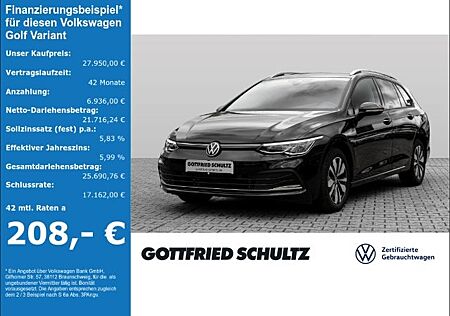 VW Golf Volkswagen Variant VIII 1.0 eTSI DSG Move Navi LED RFK